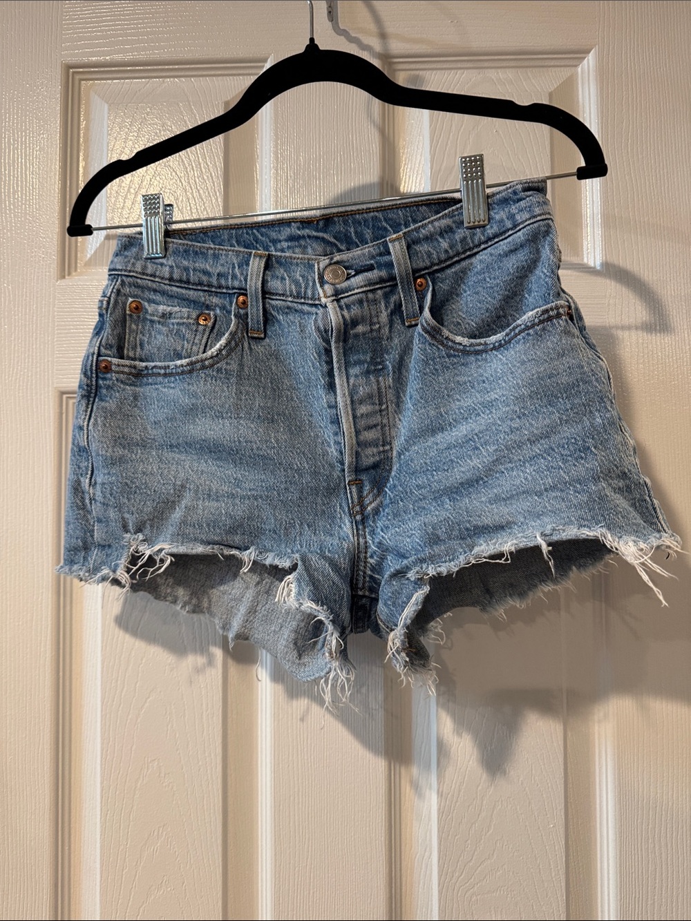 Levi’s 501 button fly cut off shorts